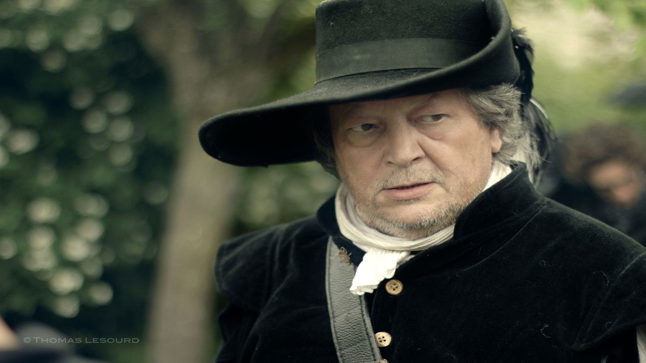 3 MEN AND AN IRON MASK backdrop