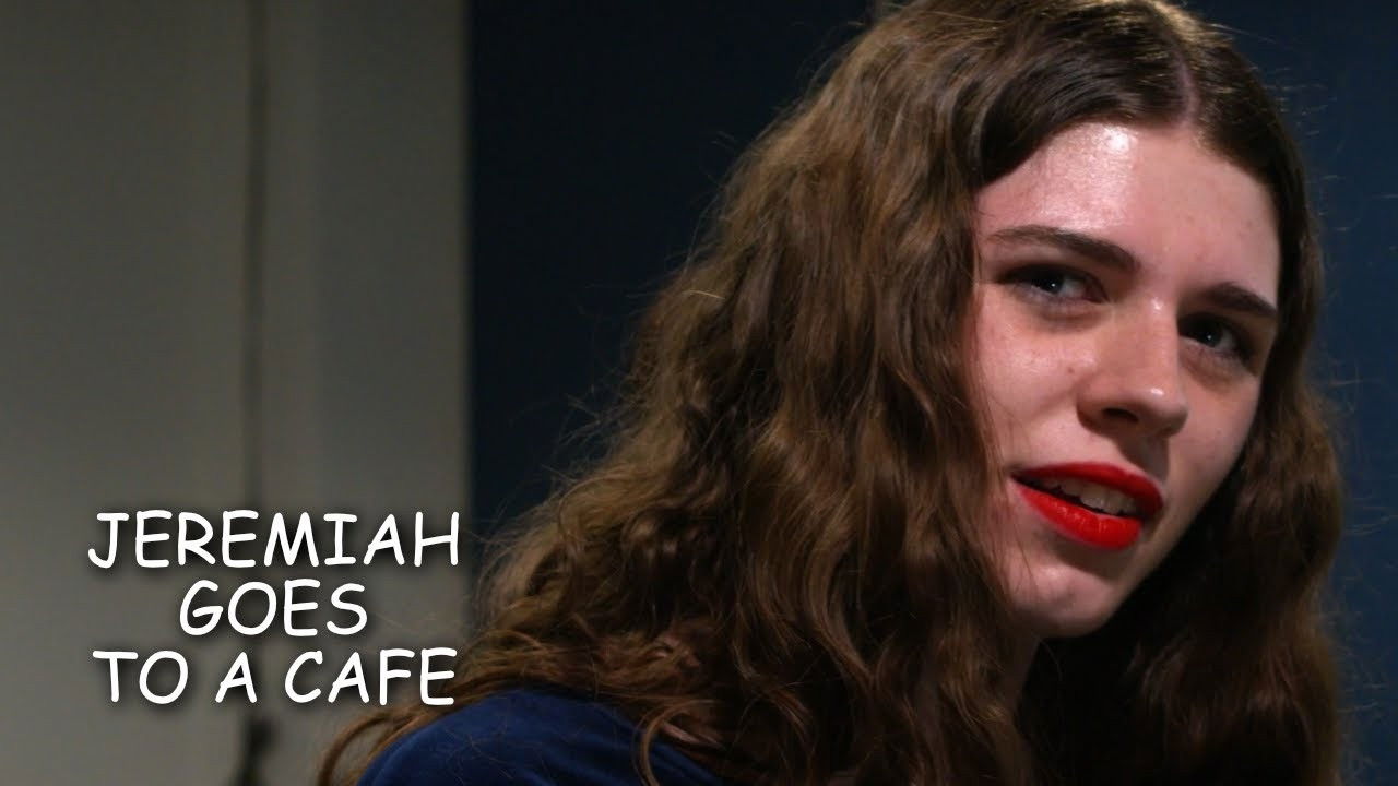 Jeremiah Goes to a Café backdrop