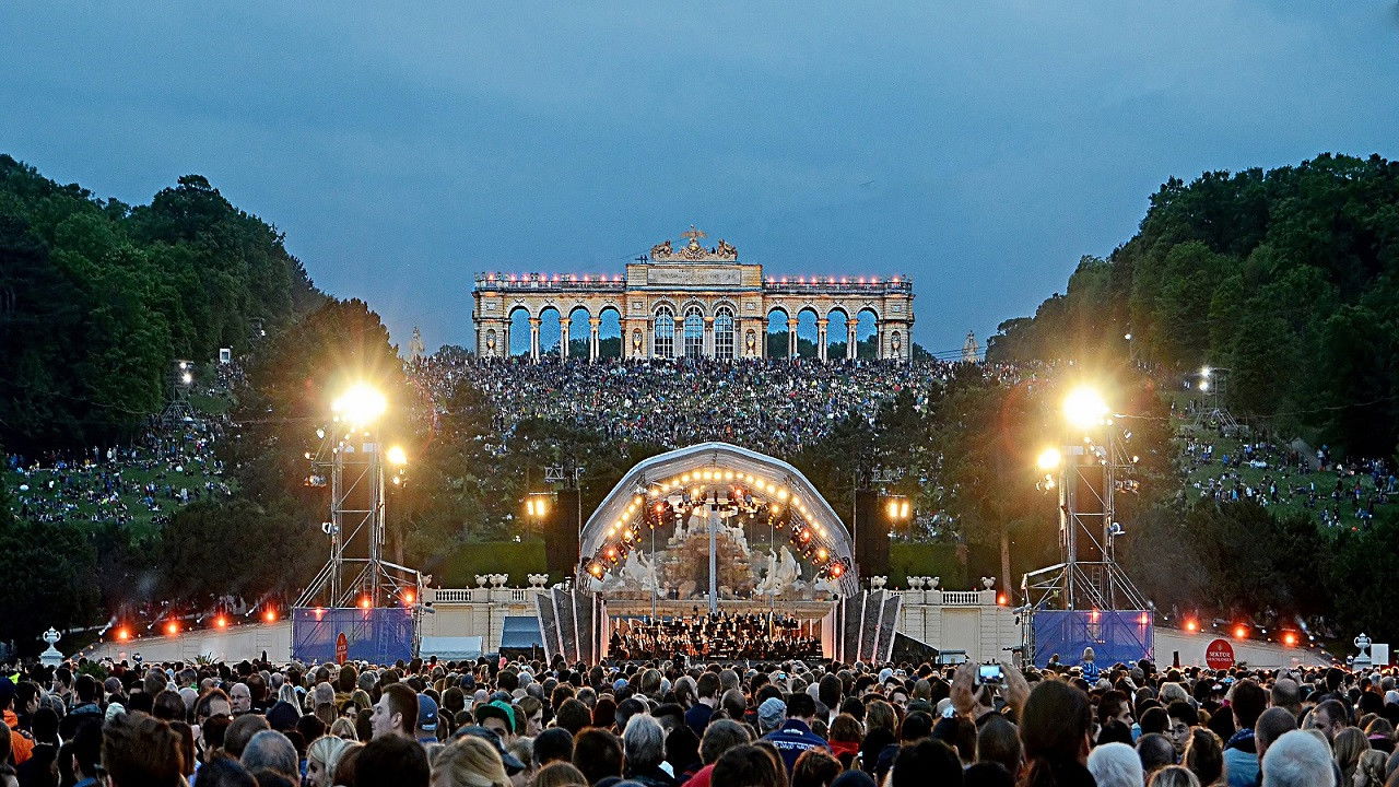 Wiener Philharmoniker - Sommernachts Konzert backdrop