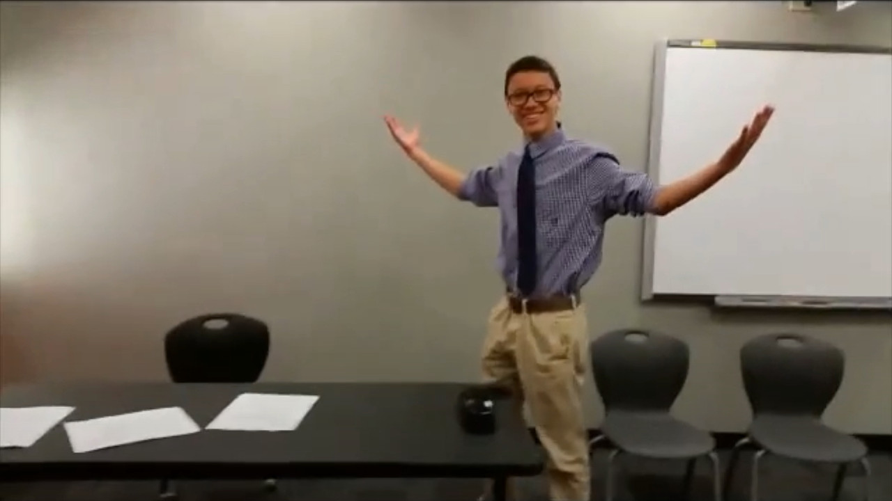 Talking Crepe backdrop