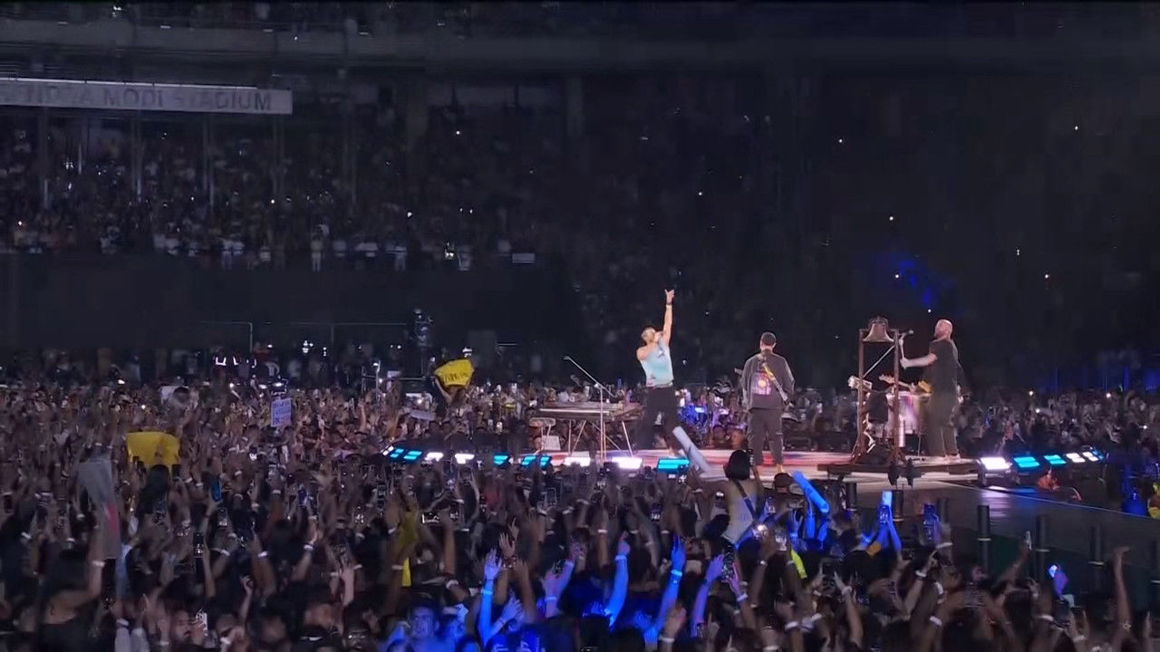 Coldplay - Live In Ahmedabad backdrop