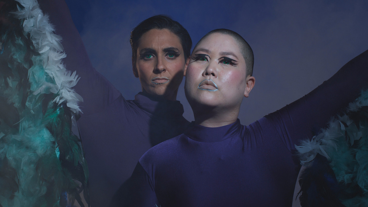 Plum Circus backdrop