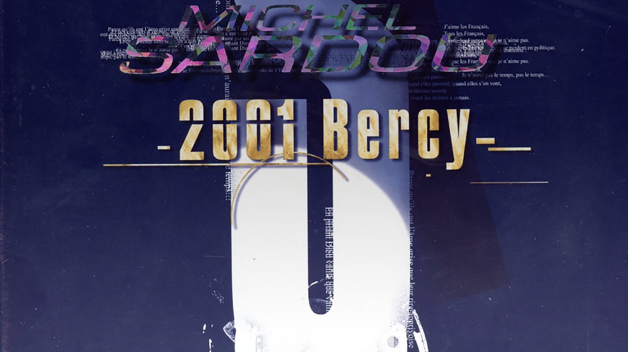 Michel Sardou - Bercy 2001 backdrop