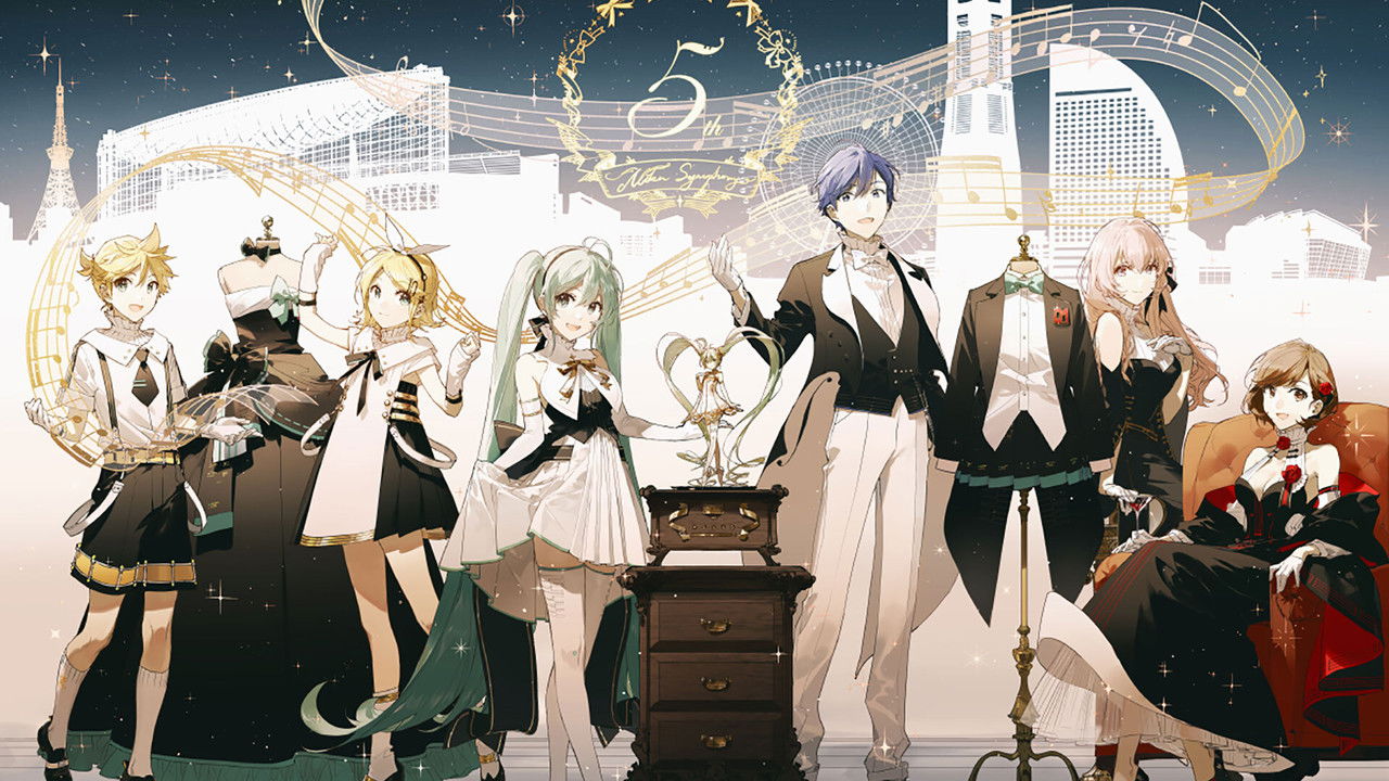 Hatsune Miku Symphony 2020 Orchestra Live backdrop