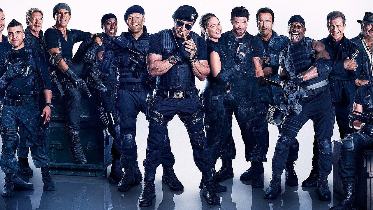 The Expendables 3 backdrop