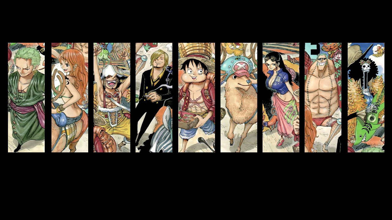 One Piece Characters Log backdrop