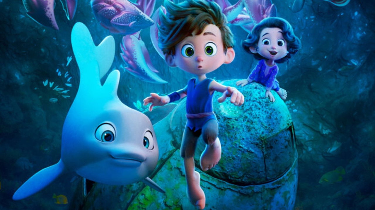 Dolphin Boy 2 backdrop