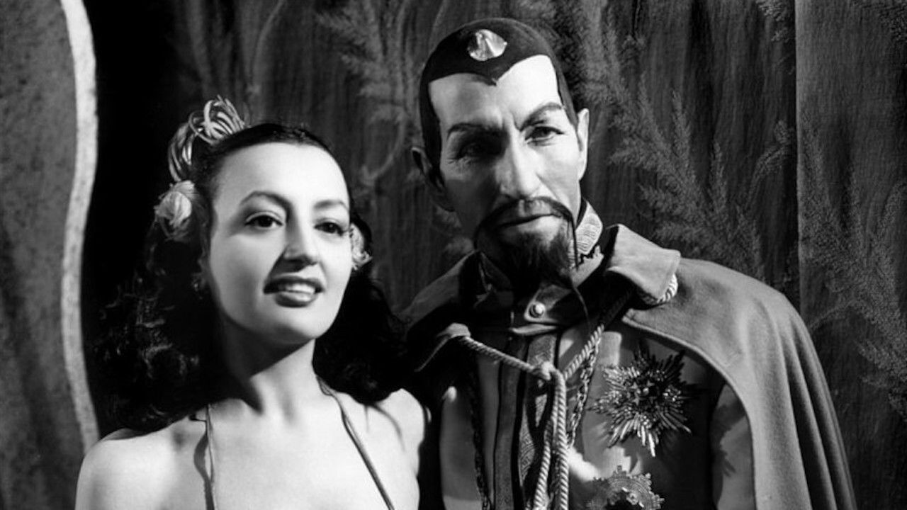 Purple Death from Outer Space backdrop