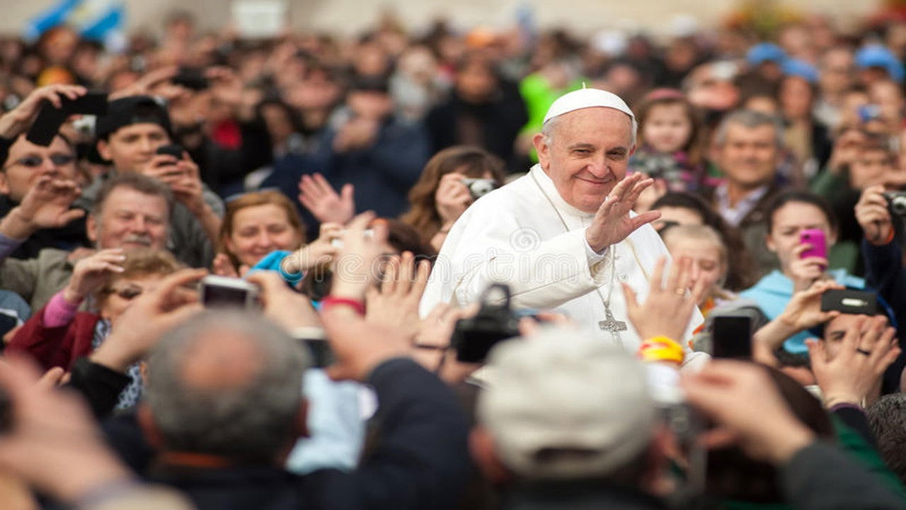 Francis: A Pope Among the People backdrop