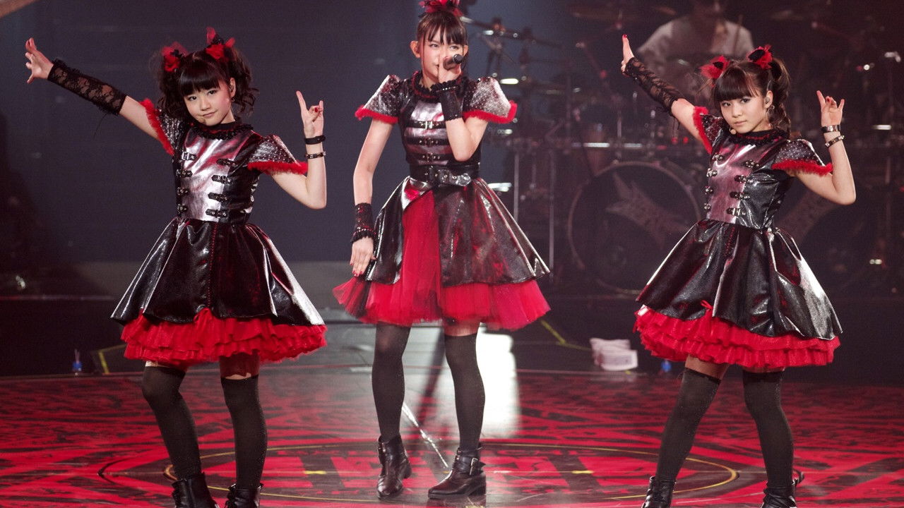 BABYMETAL Live at Budokan - Black Night - LEGEND Doomsday - APOCALYPSE backdrop