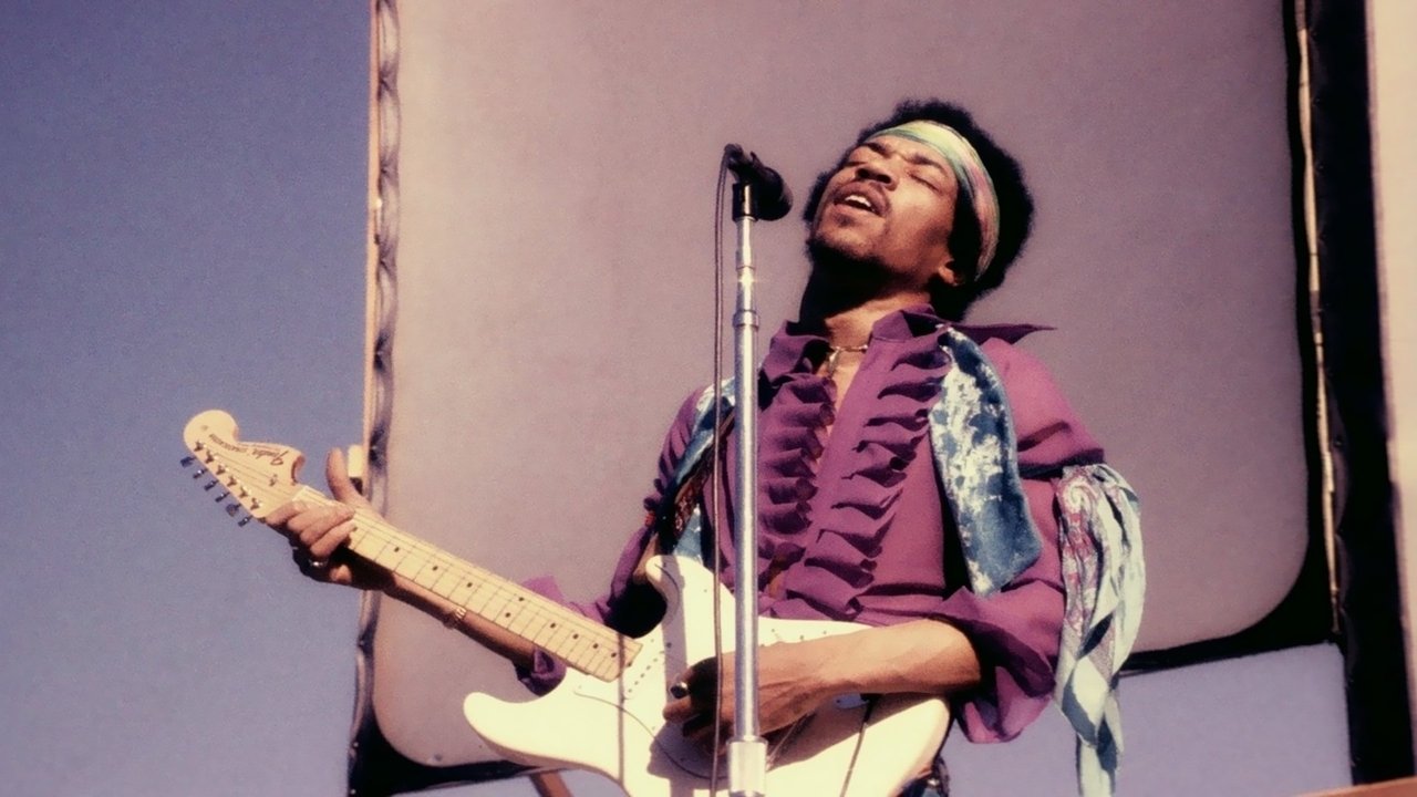 Jimi Hendrix: Live At The Isle Of Wight - Blue Wild Angel backdrop