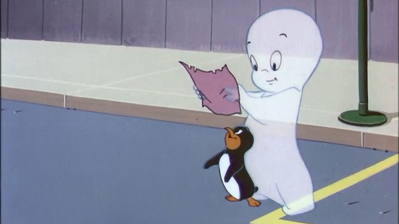 Penguin for Your Thoughts backdrop