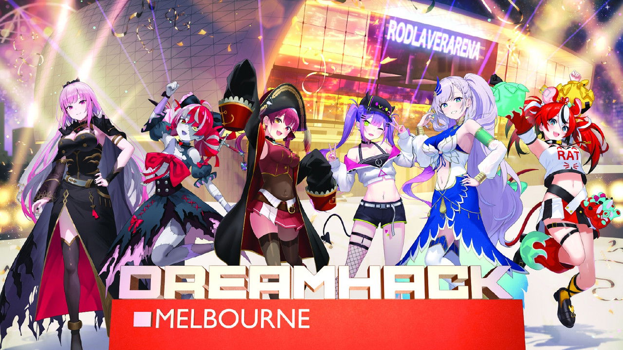 hololive production x DreamHack Melbourne 2024: Down Under backdrop