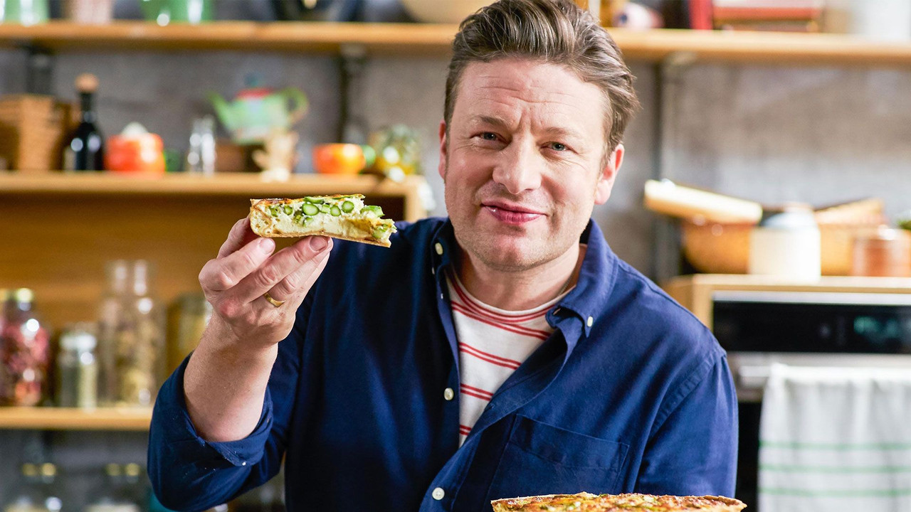 Jamie's Meat-Free Meals backdrop