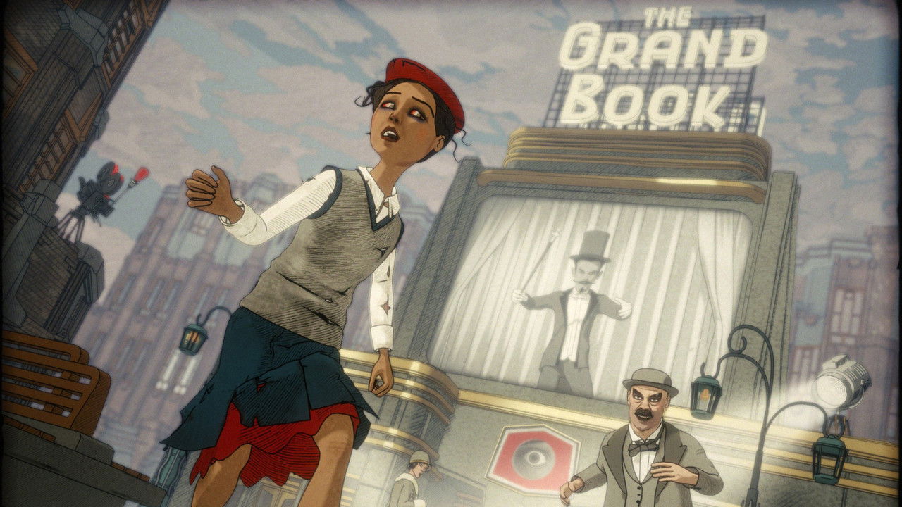 The Grand Book backdrop