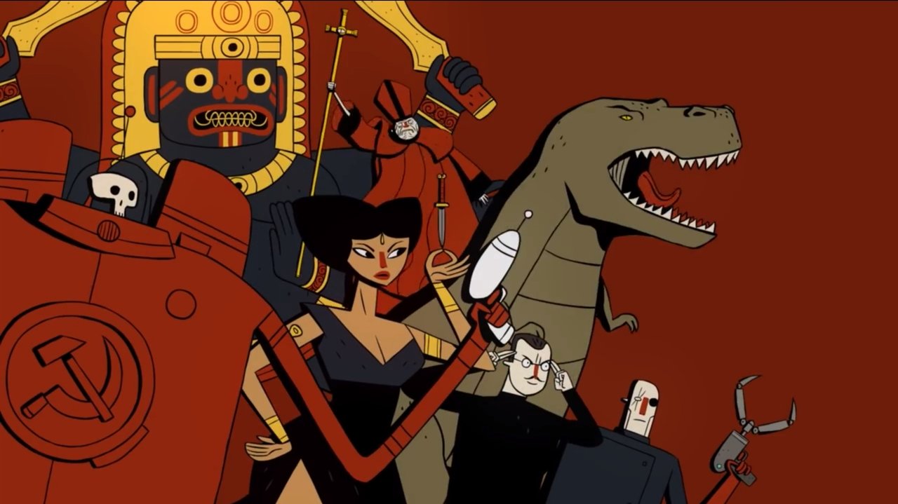 Super Science Friends backdrop