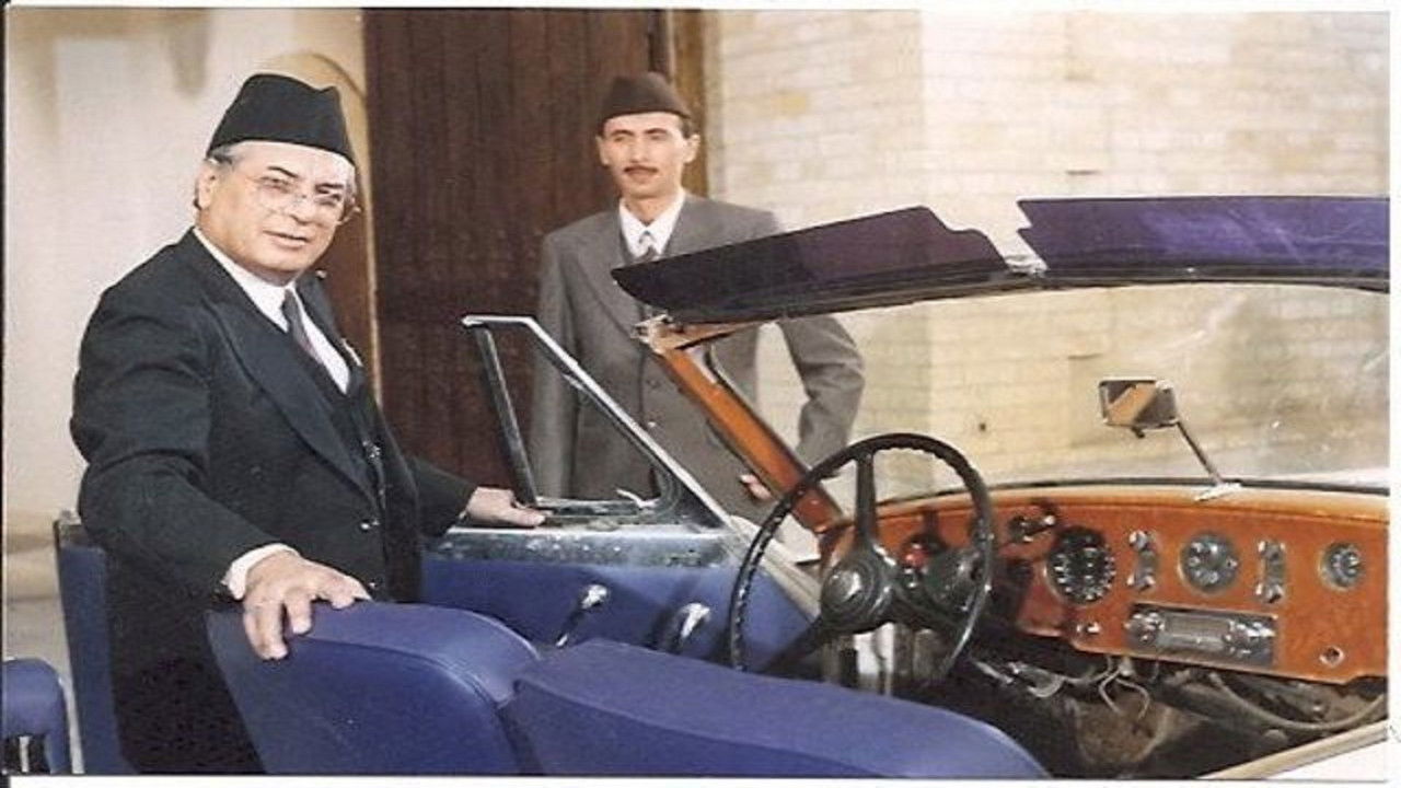 King Ghazi of Iraq backdrop