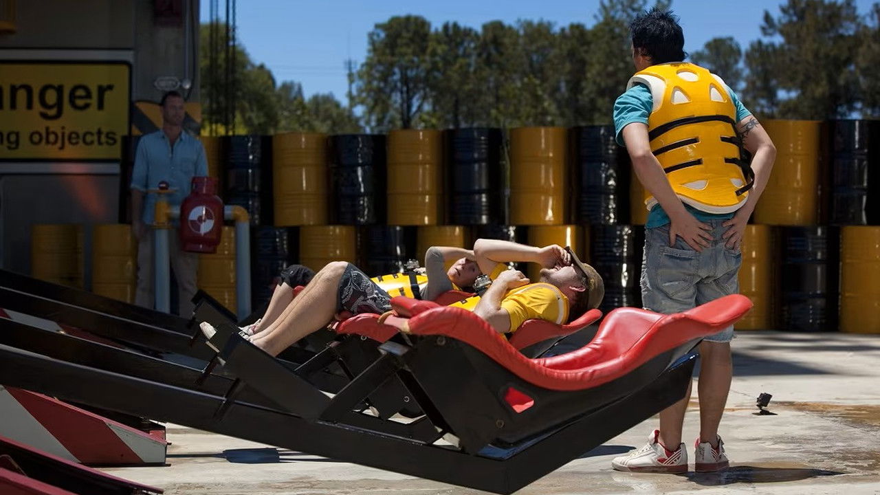 101 Sätt att åka ur en gameshow backdrop