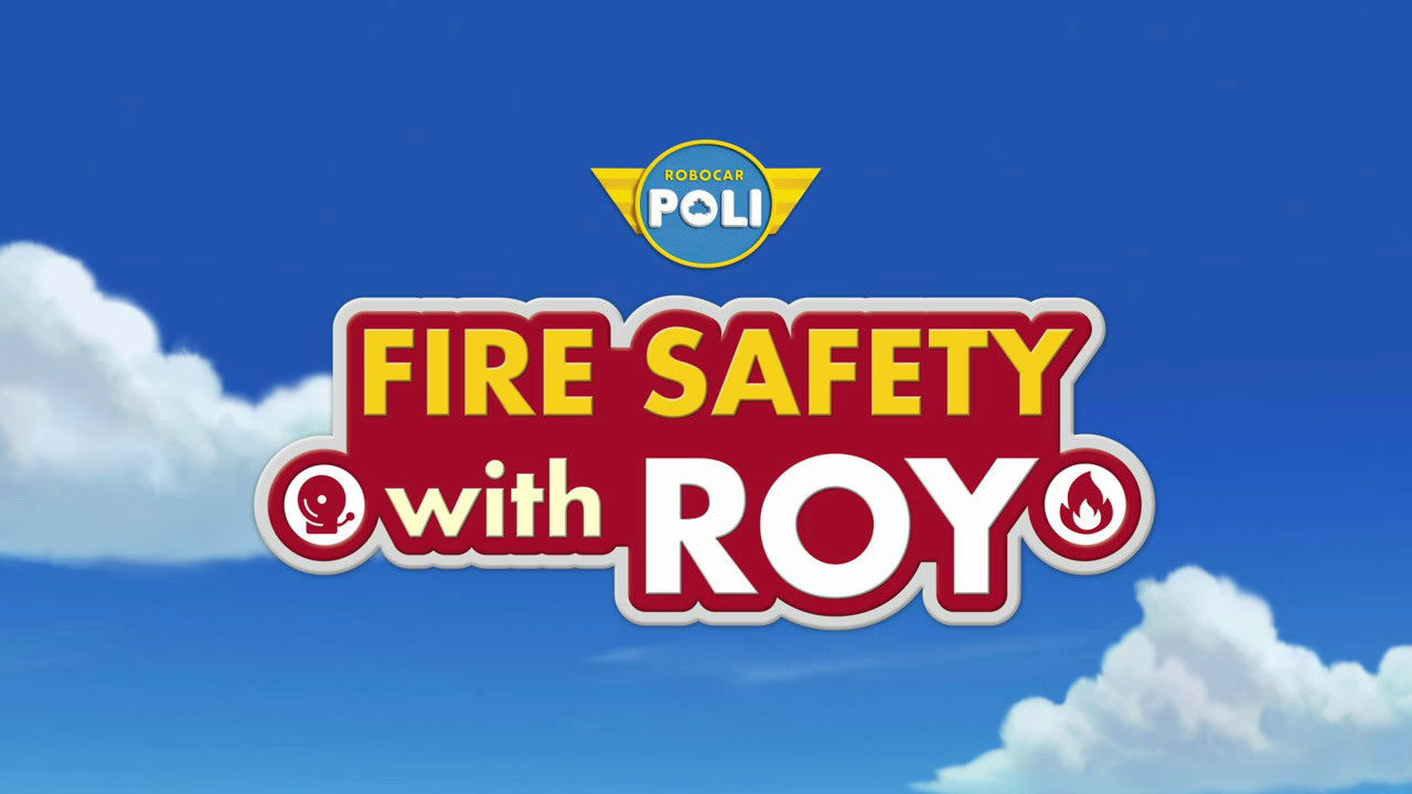 Fire Safety with ROY backdrop