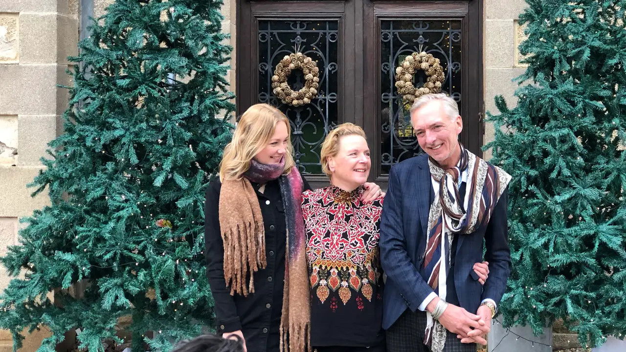 Kerst op Chateau Meiland backdrop