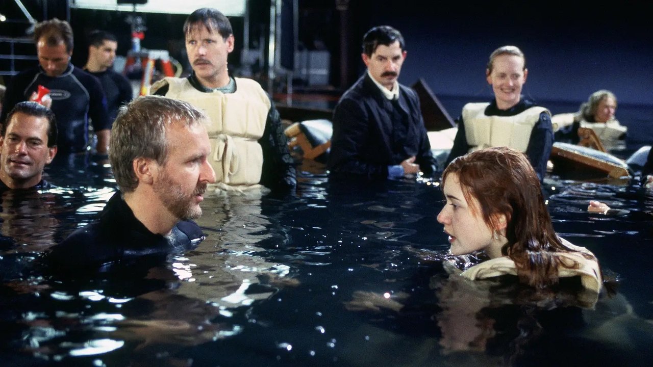 Reflections on Titanic backdrop