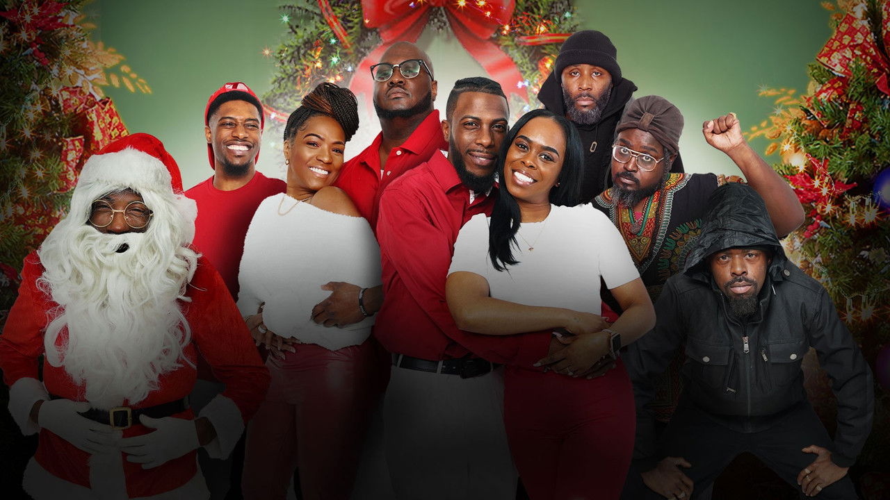 Christmas with Da Fam backdrop