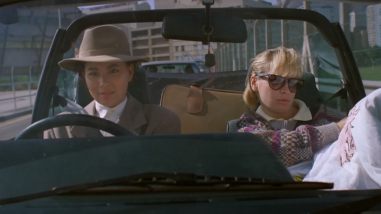 Lady Reporter backdrop