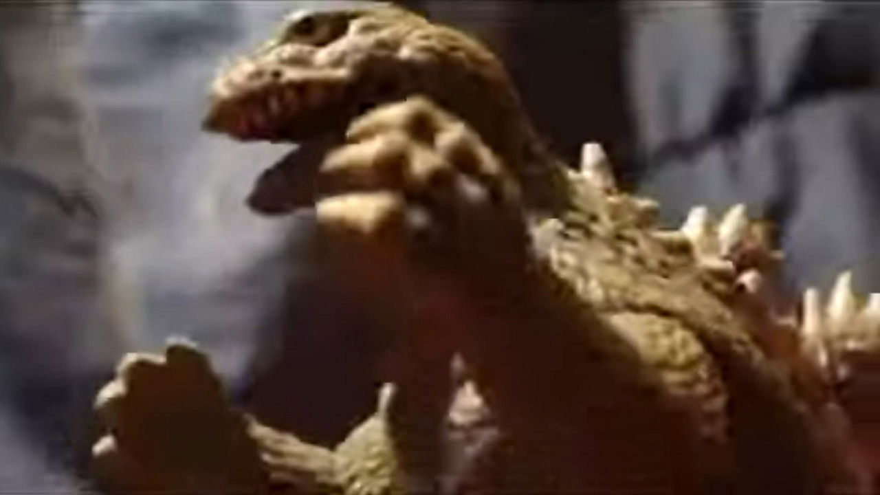 Godzilla vs. Bemular backdrop