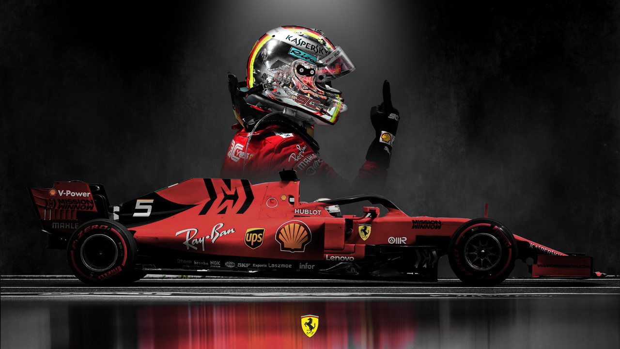 Vettel, le pionnier backdrop