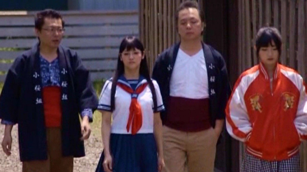 The Glasses Yakuza Girl backdrop