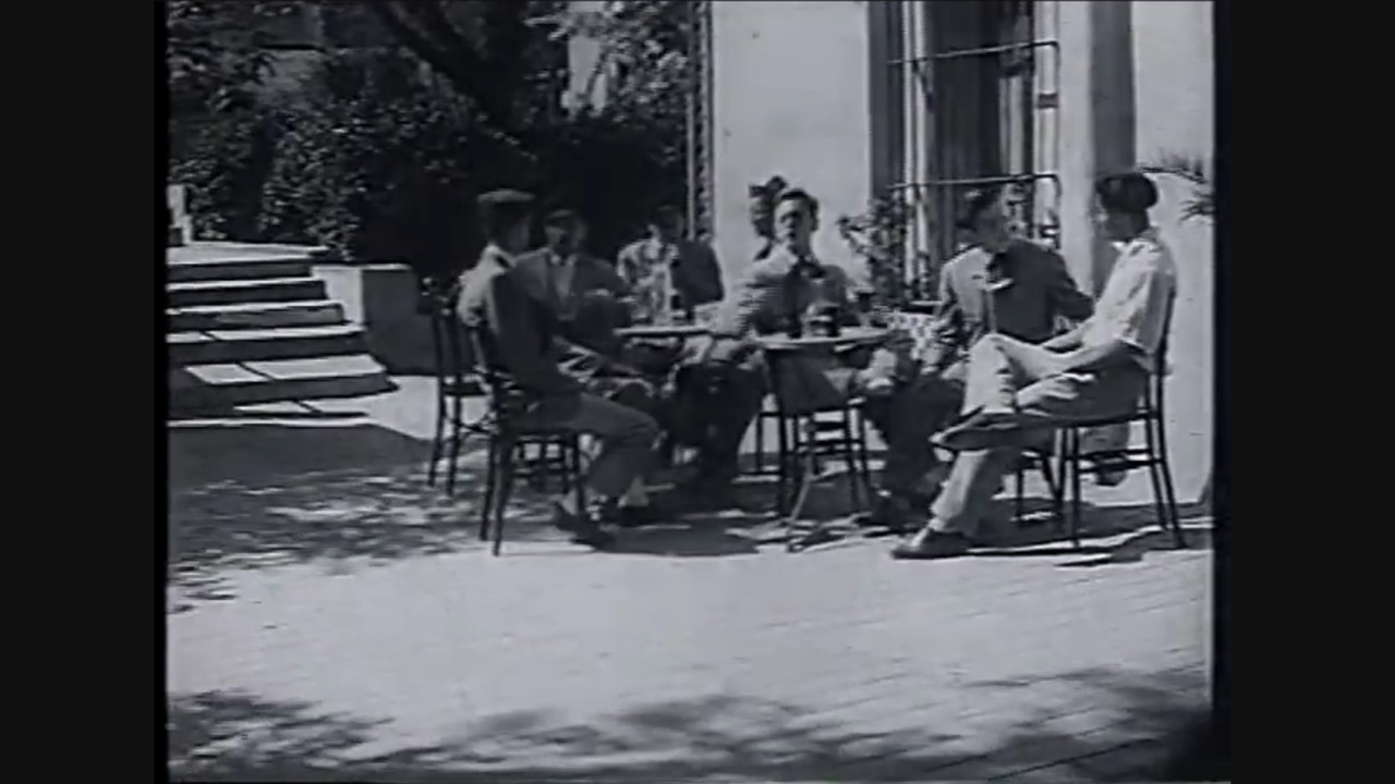 Café Brawl backdrop