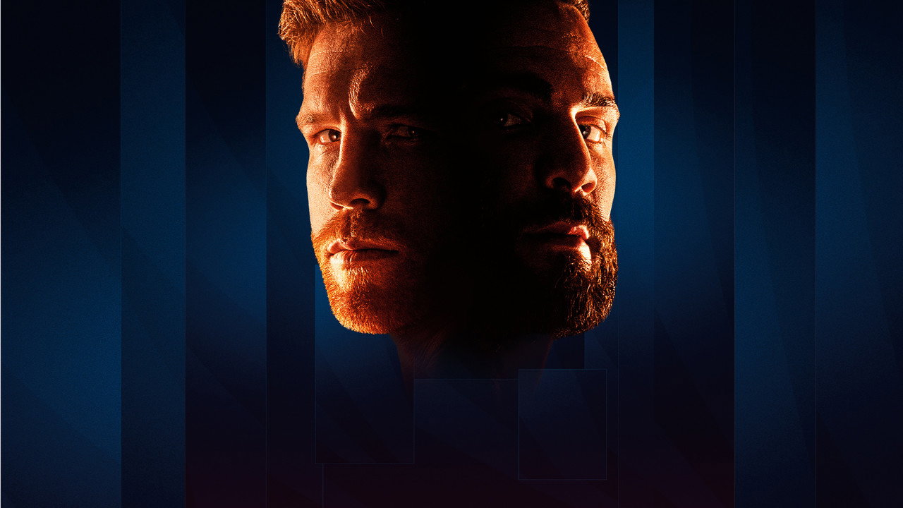 Canelo Alvarez vs. Caleb Plant backdrop