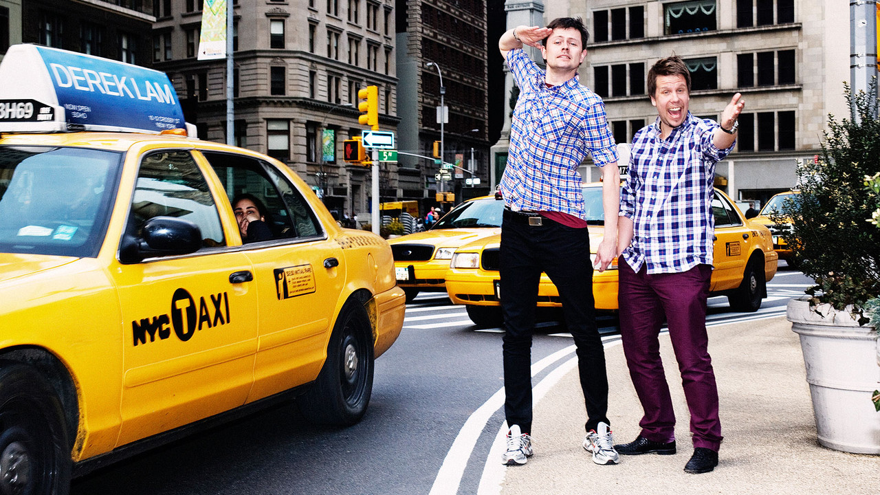 Söndagsparty med Filip & Fredrik backdrop