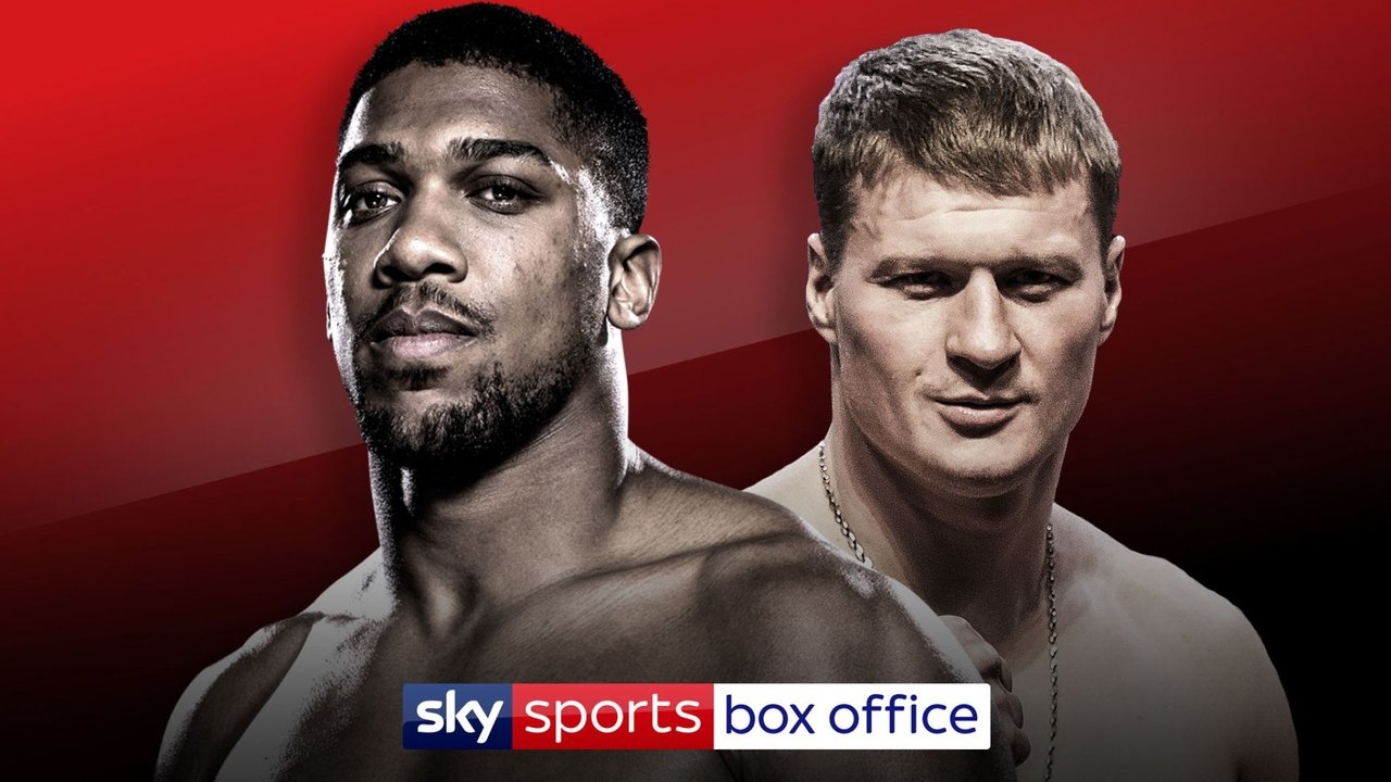 Anthony Joshua vs. Alexander Povetkin backdrop