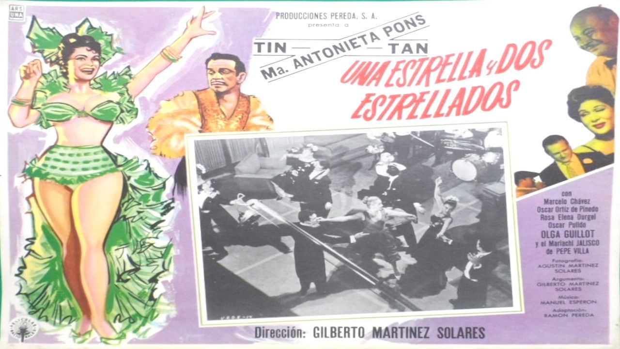 Una estrella y dos estrellados backdrop