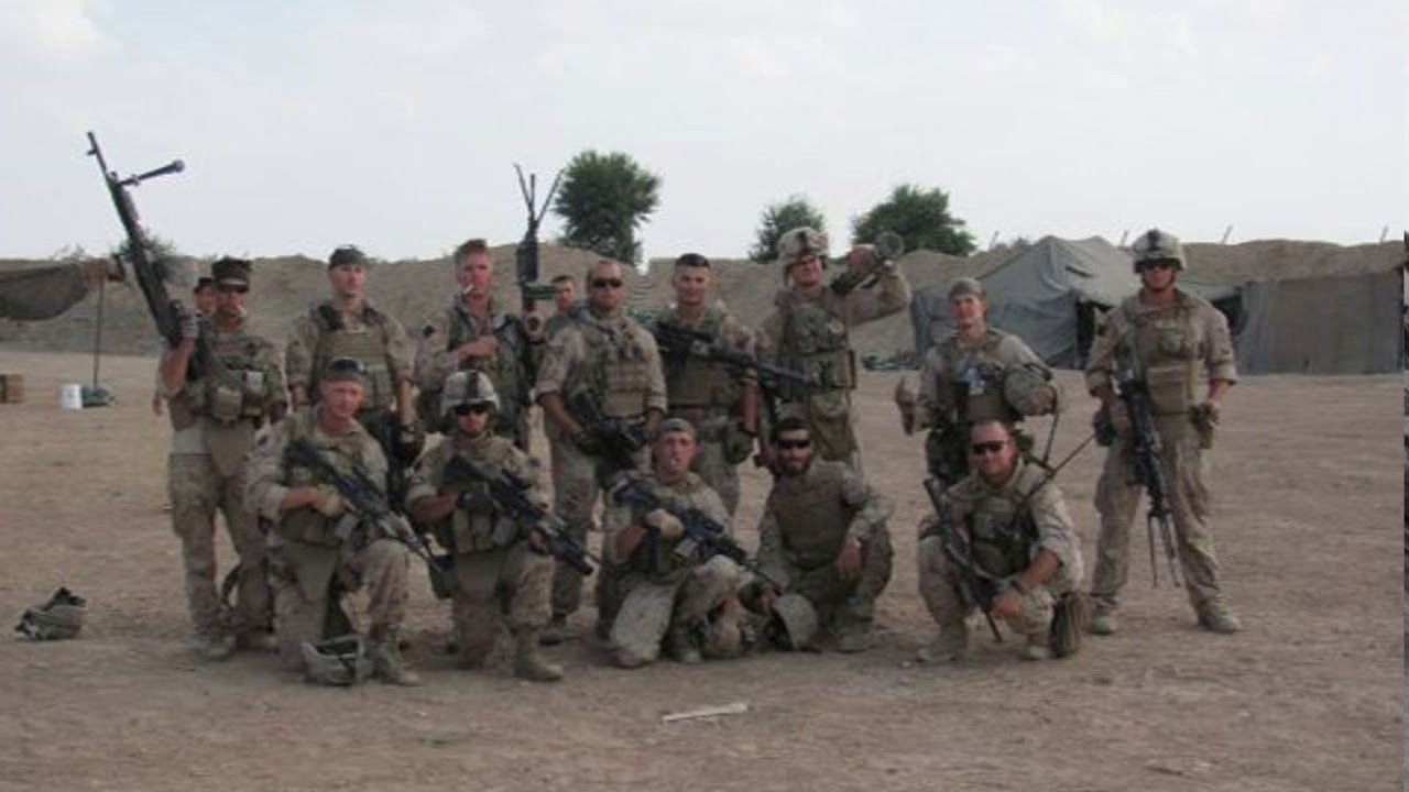 Once a Marine backdrop