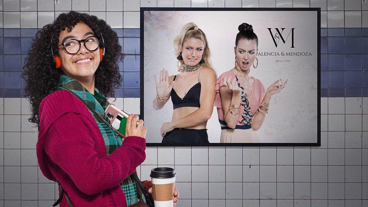 Betty in New York backdrop