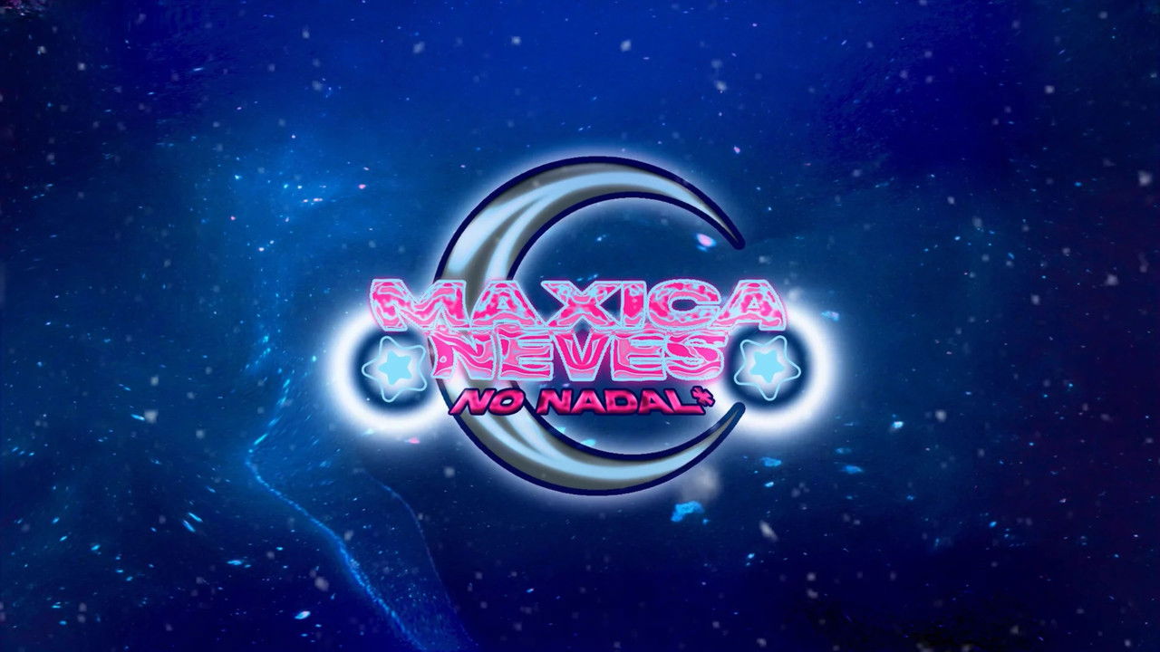 Magical Snow at Christmas backdrop