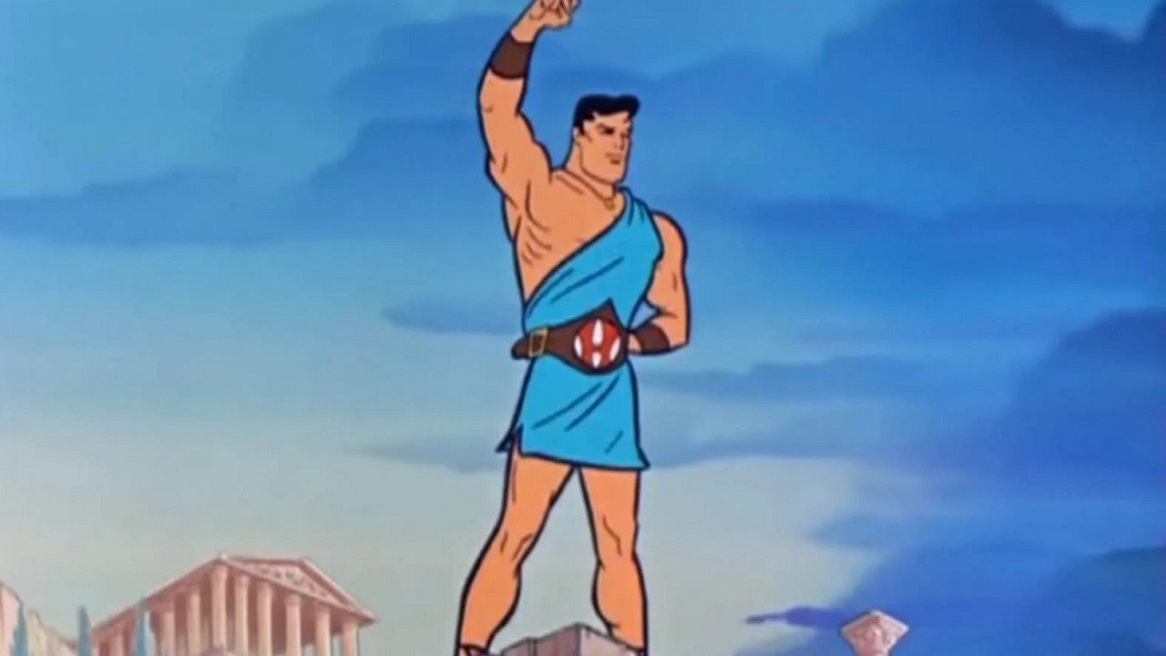 The Mighty Hercules backdrop