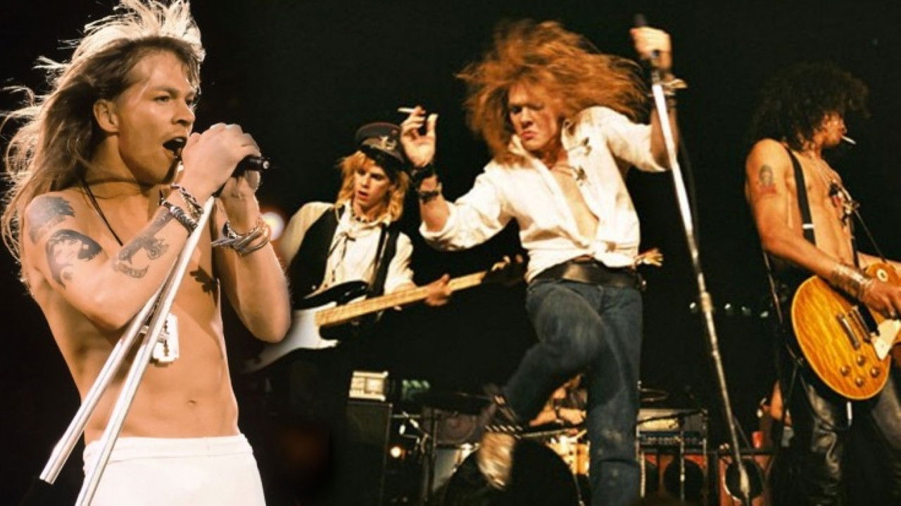 Guns N' Roses 1992 'Use Your Illusion I & II' World Tour Live in Tokyo Dome backdrop