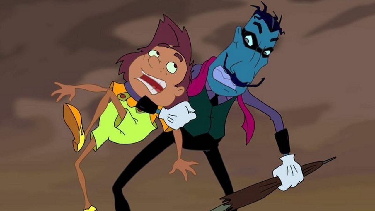 Dunno and Barrabass backdrop