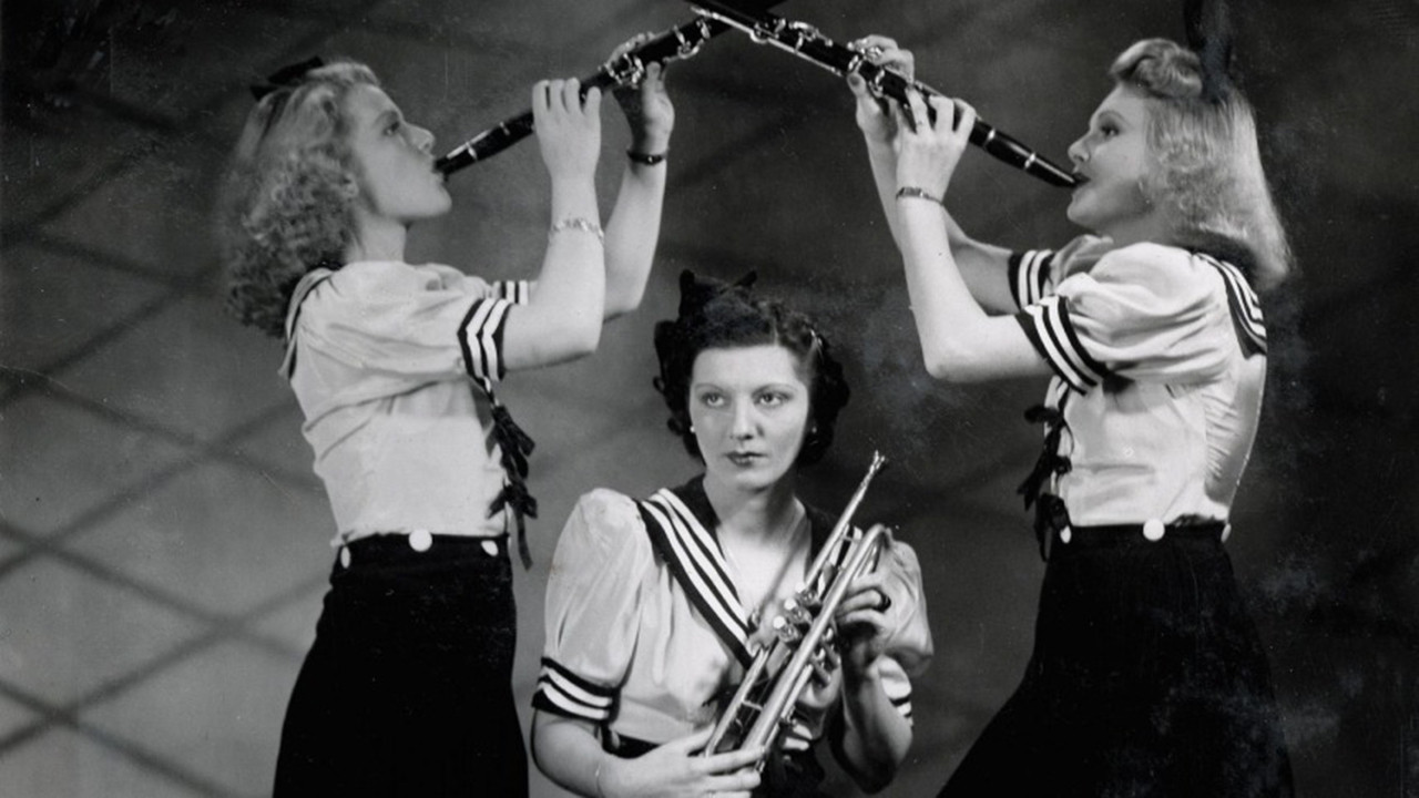 Two Girls on the Street backdrop