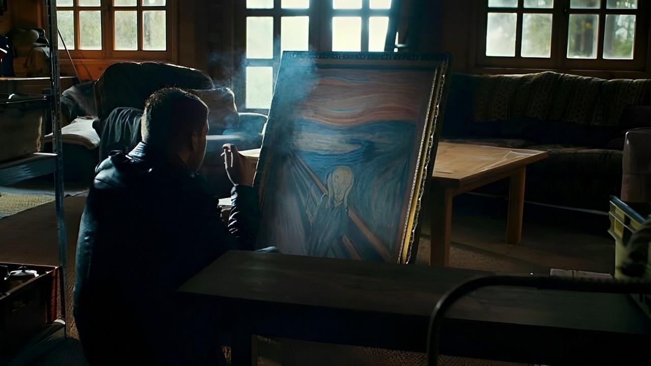 The Man Who Stole the Scream backdrop