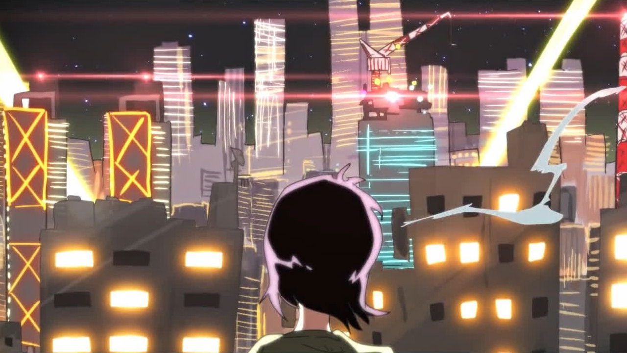 Girl Electric backdrop