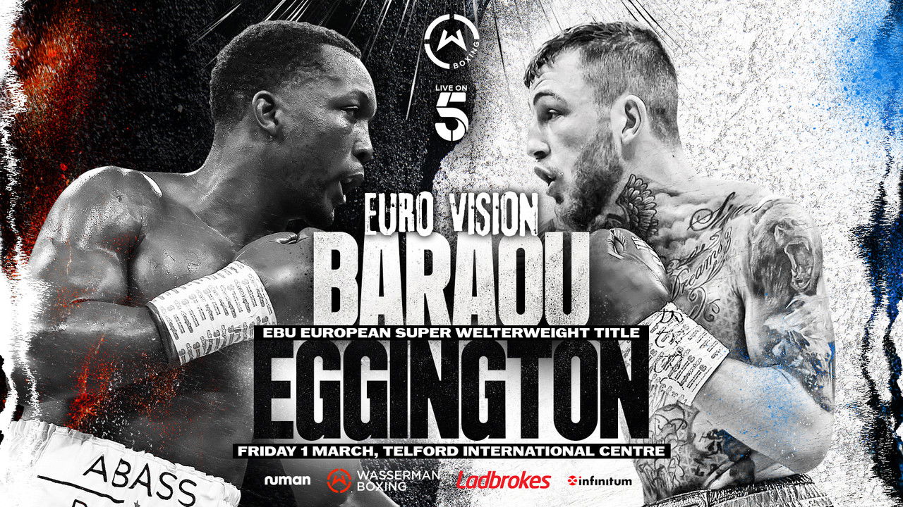 Abass Baraou vs. Sam Eggington backdrop