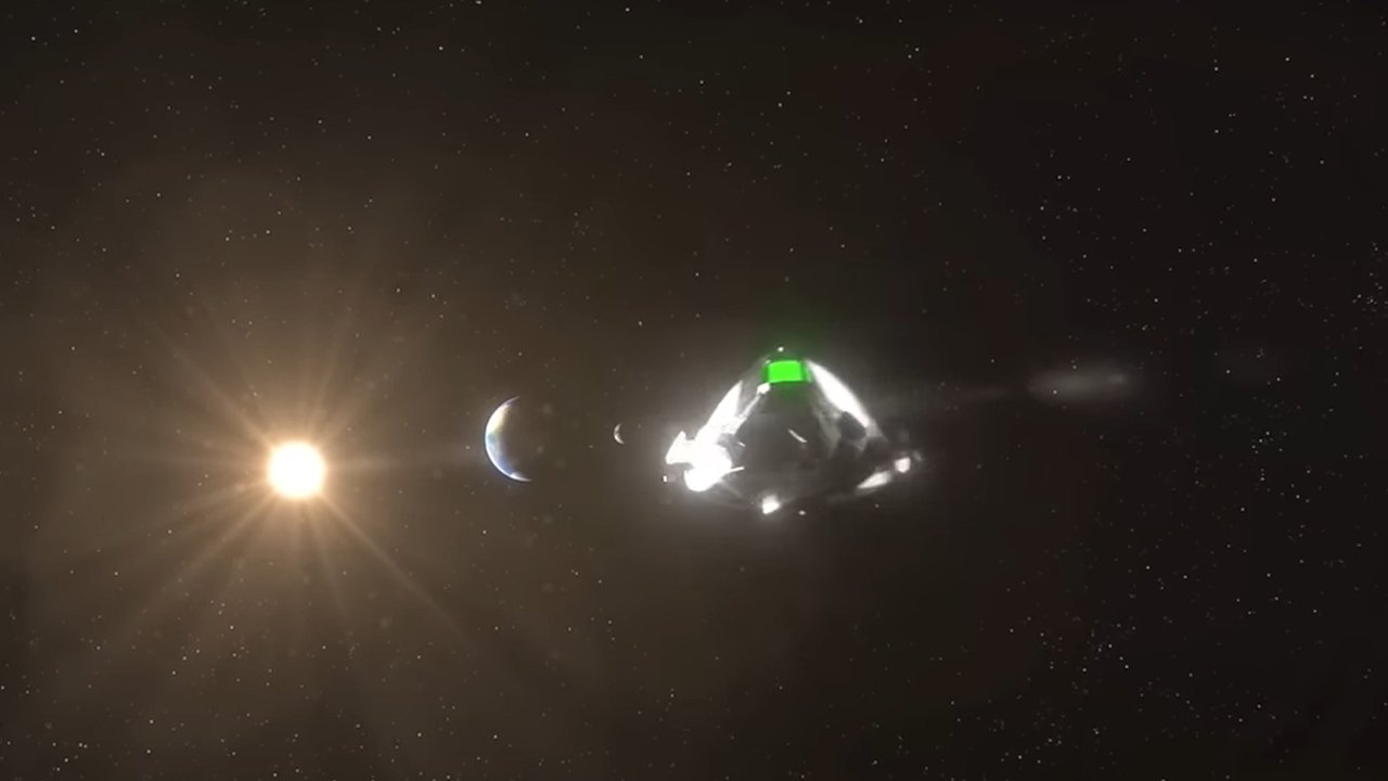 UFO From Earth to the Moon backdrop