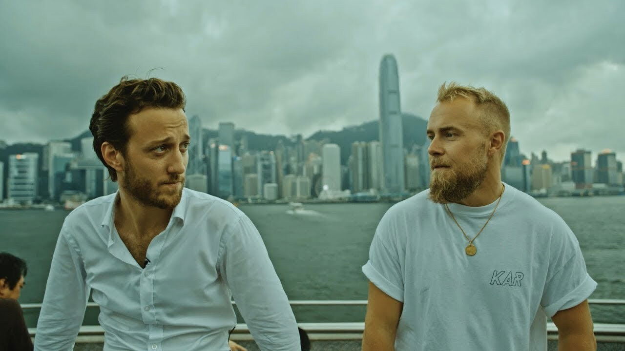 I Kina går det godt backdrop