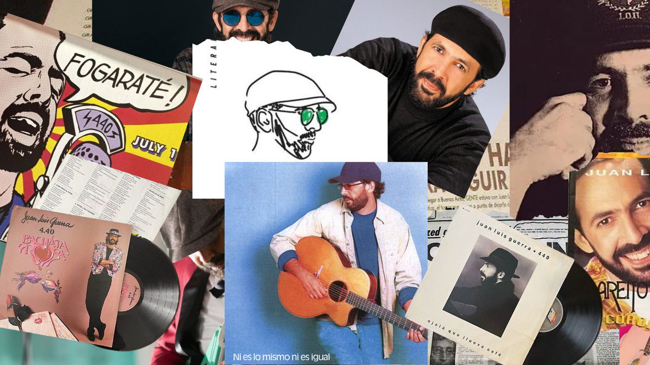 Juan Luis Guerra y 4,40: Grandes Exitos en Video backdrop