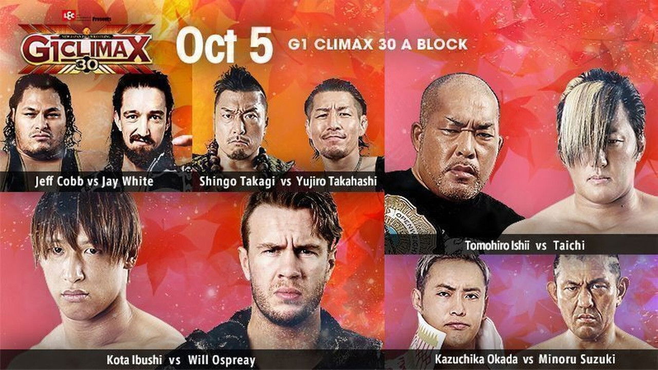 NJPW G1 Climax 30: Day 9 backdrop
