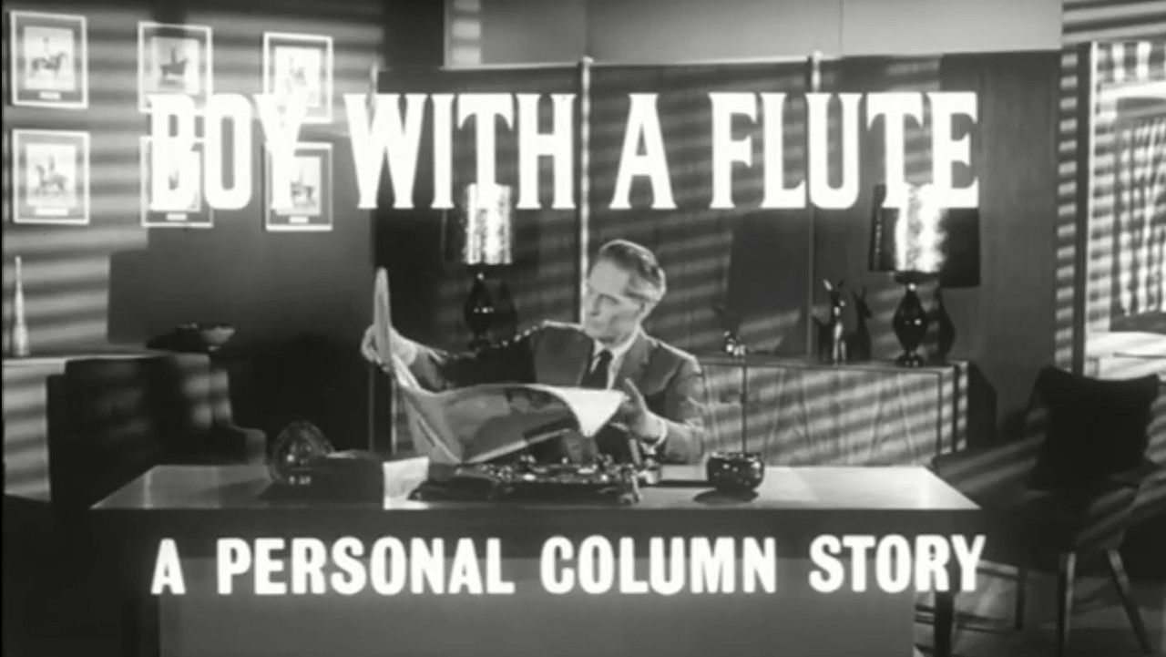 Boy With a Flute backdrop